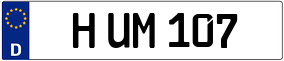 Truck License Plate
